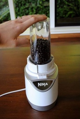 Grind Coffee with a blender